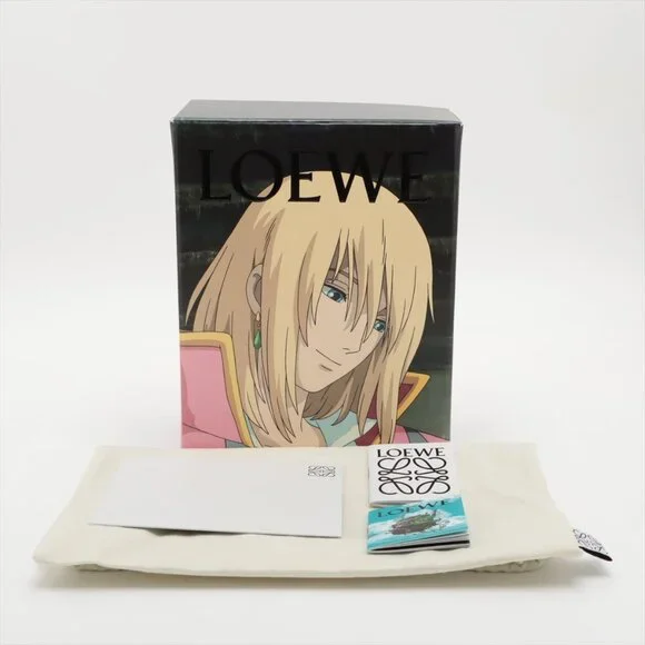 Loewe x Studio Ghibli Mini Puzzle Bag Leather 2 Way Handbag Blue - Picture 12 of 12